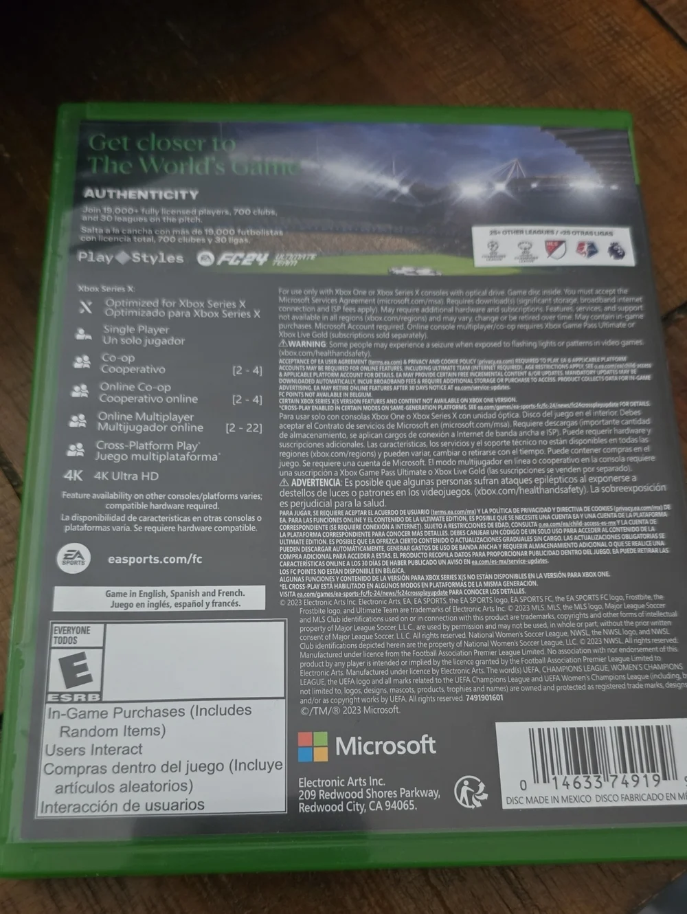 FC 24 (Xbox) - Xbox Series X- Xbox One